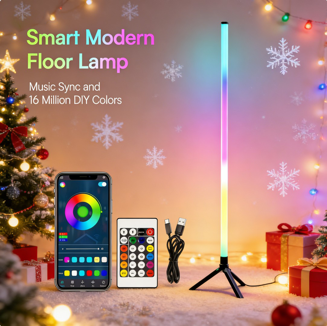 DAYBETTER RGB Floor Lamp – Smart LED Corner Light with Music – Daybetter