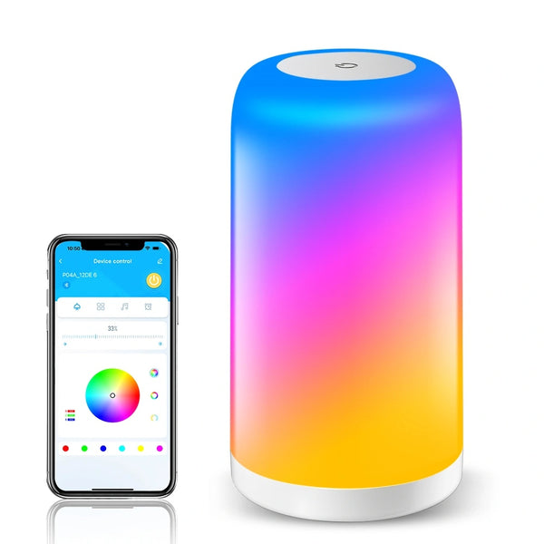 DAYBETTER Touch Lamp, Dimmable Multicolor LED Night Light with App