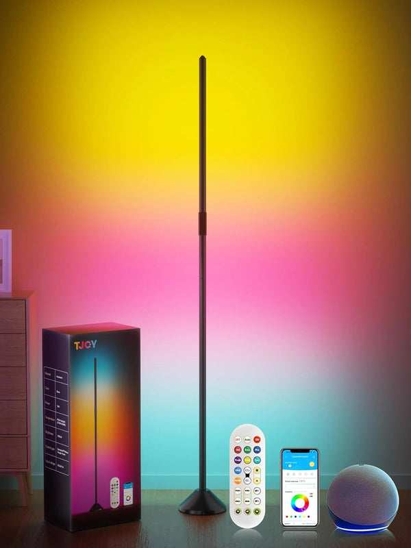 DAYBETTER Smart LED Floor Lamp, Alexa-Compatible, 1200 Lumen, RGBIC