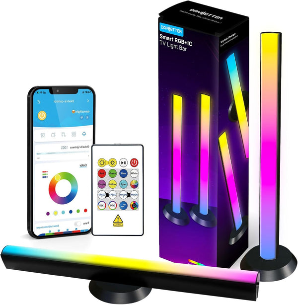 DAYBETTER Smart RGB Light Bar, 16 Million Colors, Music Sync Mode