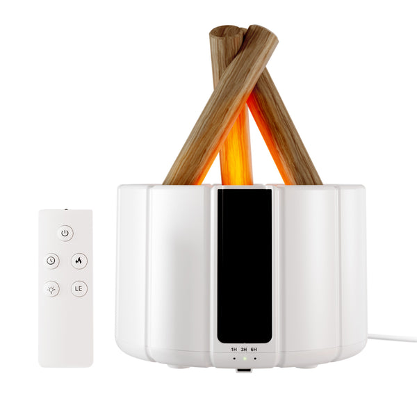 DAYBETTER Flame Effect Essential Oil Diffuser, Aromatherapy Cool Mist Humidifier for Bedroom, Living Room, Home Decor