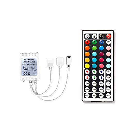 DAYBETTER 44 Key LED Remote Controller, 2 Ports, 12-24V (No Power Adapter)