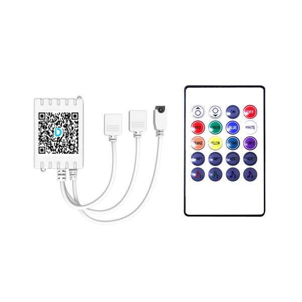 DAYBETTER 2 Ports 20 Key Smart Wi-Fi LED Remote Control, 24V (No Adapter)