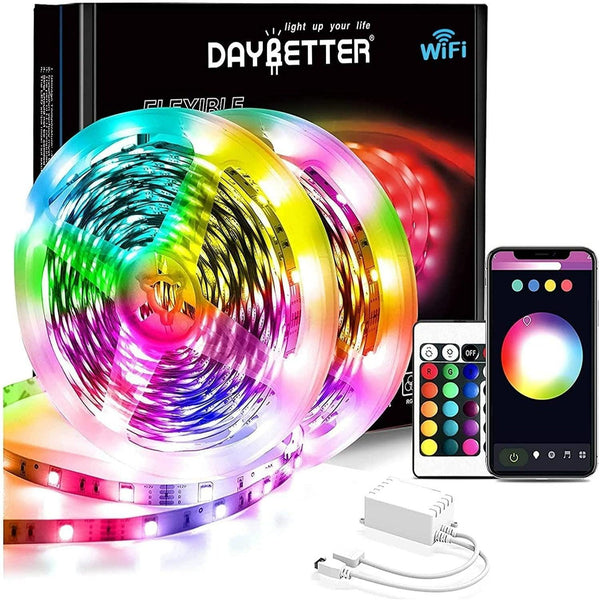 Daybetter Wi-Fi LED Strip Lights 65.6ft (2*32.8ft) - DAYBETTER
